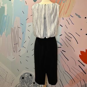 MM LaFleur Draped-Back Midi Dress Twisted Boatneck Sleeveless